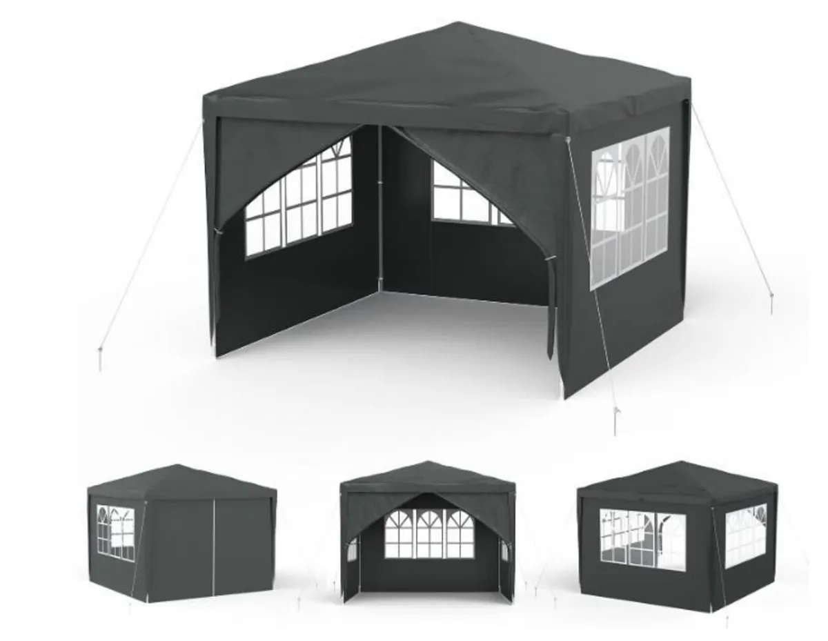 Gazebo Party Tent 3 x 3 m Waterproof - Image 1