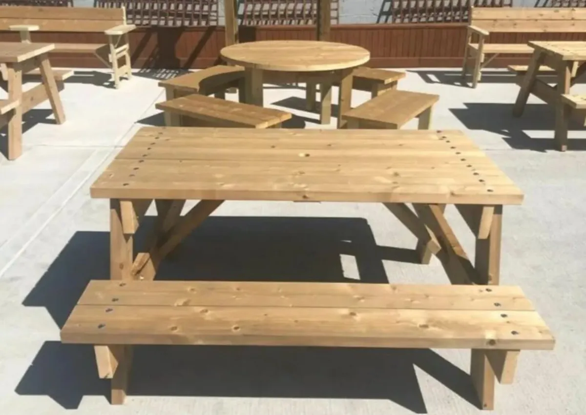 Picnic Tables-Heavy Duty 8,6 & 4 seater - Image 4