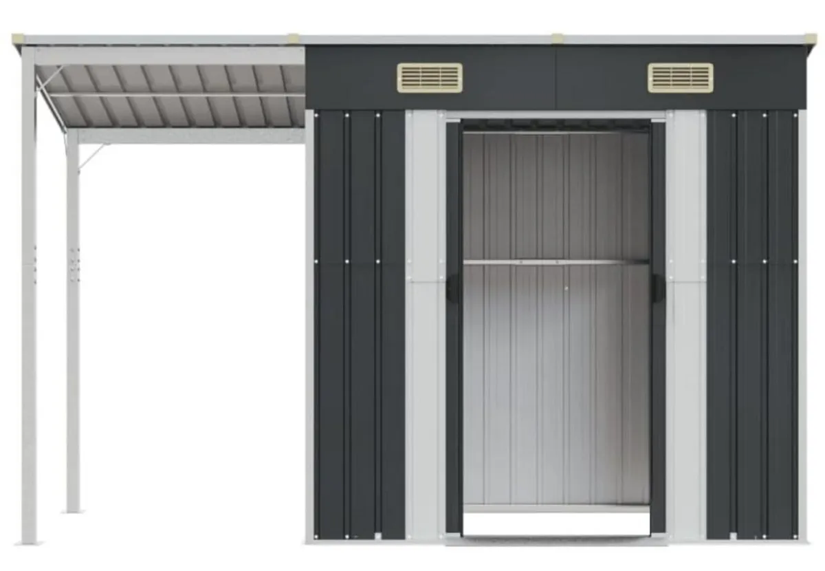 Garden Shed, Tool Shed with Tow Roof - Image 4