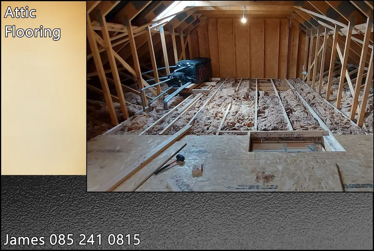 Attic Floor Installation - Image 1