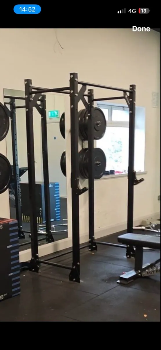 2x Hit Fitness PWR60 Fixed Half Rack