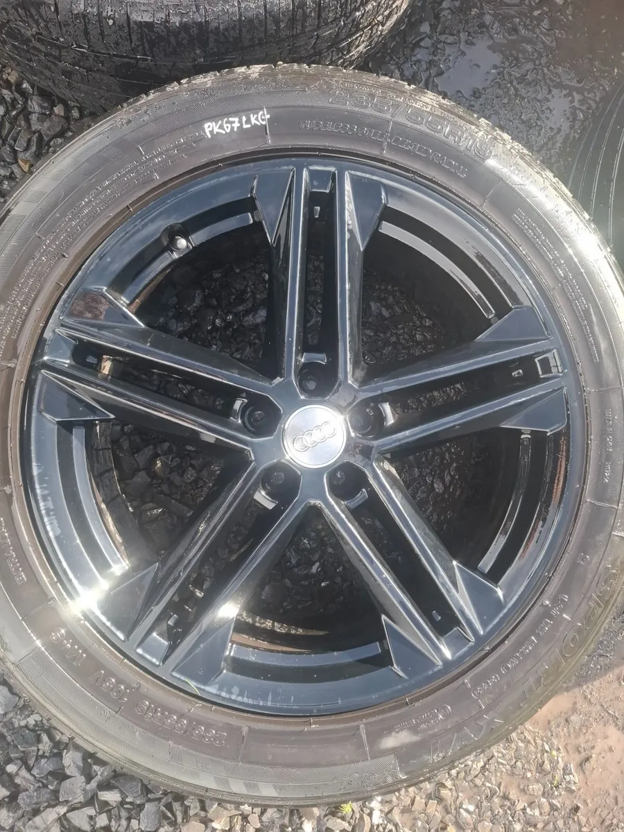 19" Genuine Audi Q5 S Line Alloys with tyres - Image 1