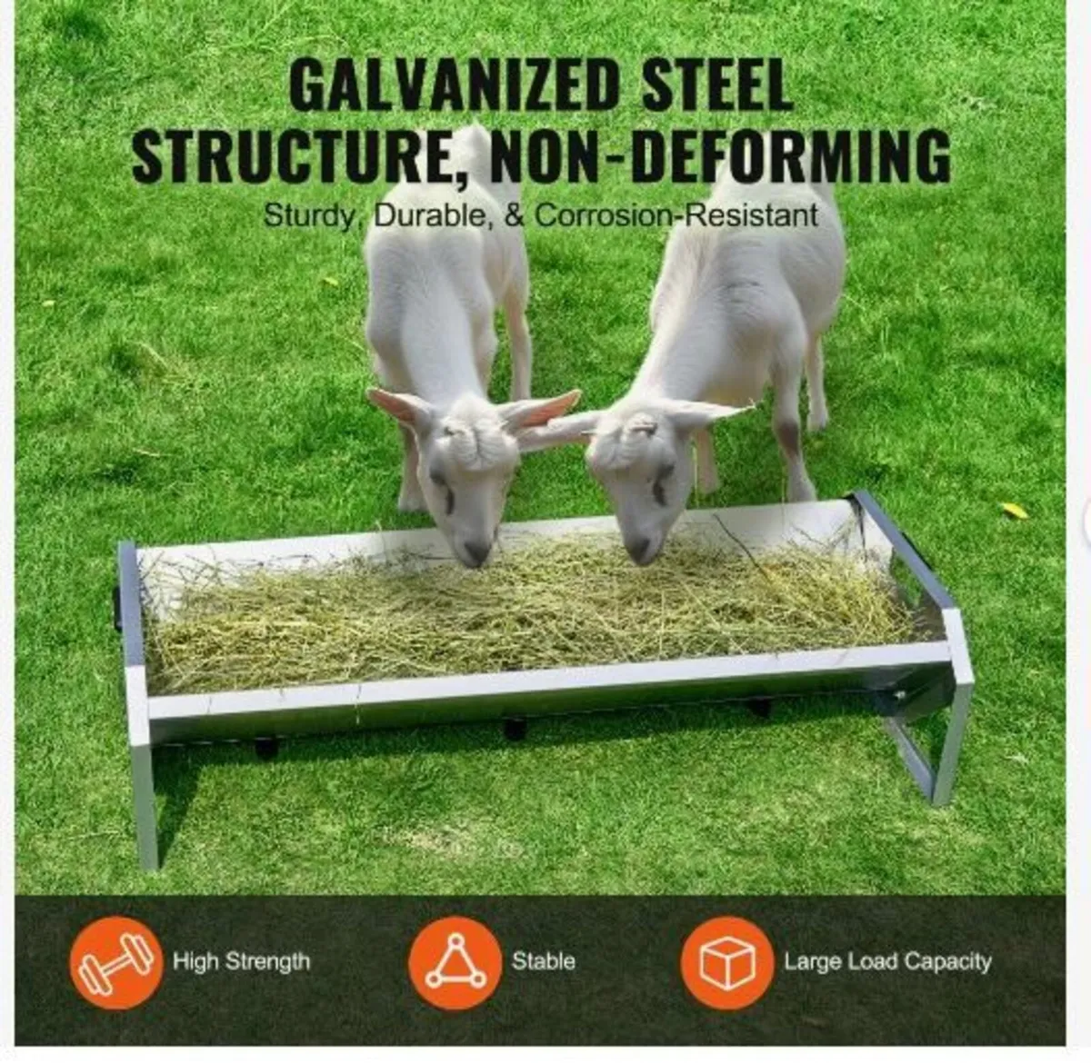 Livestock Feeding Trough, 22 Gallon Capacity - Image 4