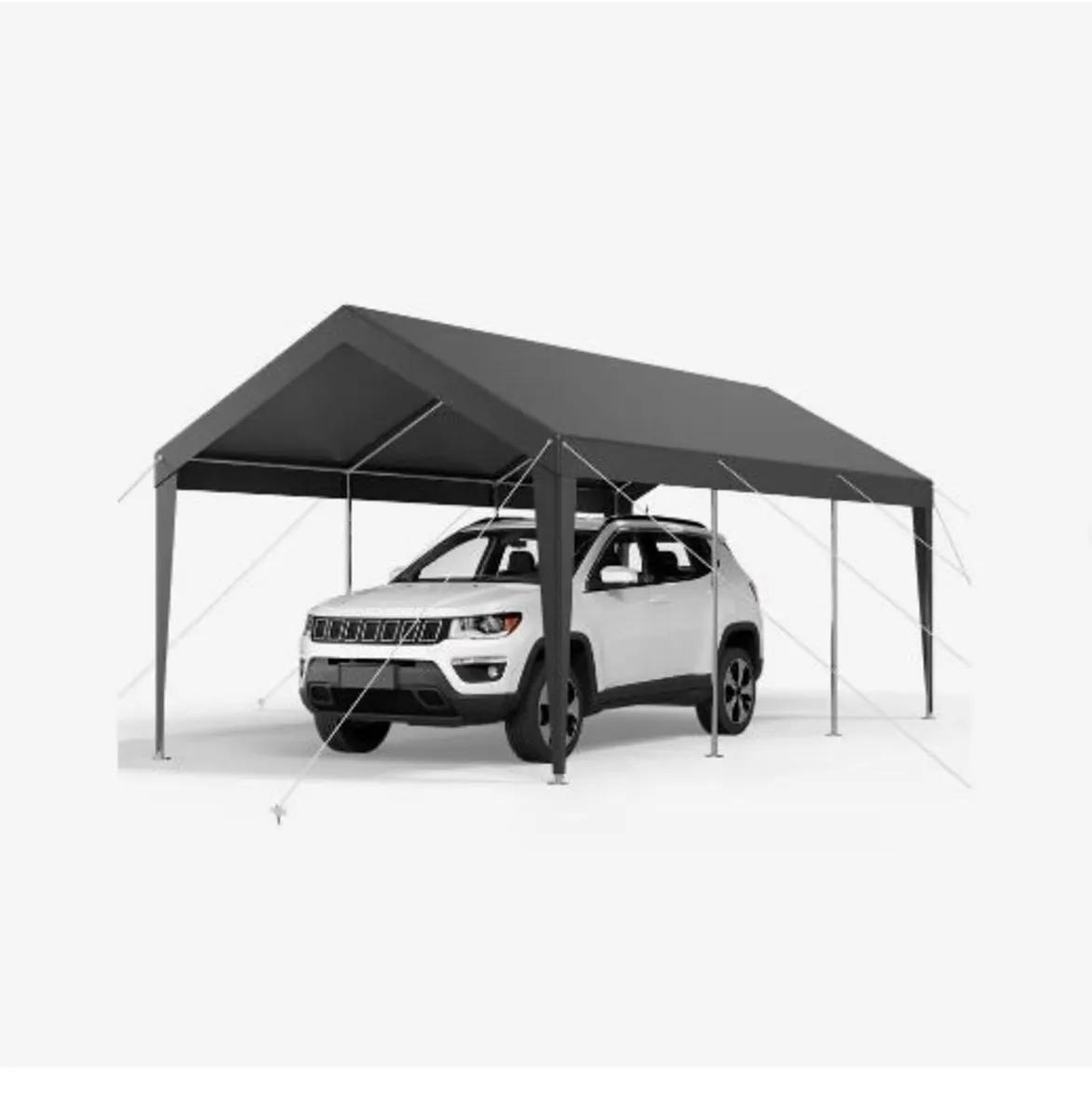 Carport, 10 x 20 FT Outdoor Car Canopy - Image 1