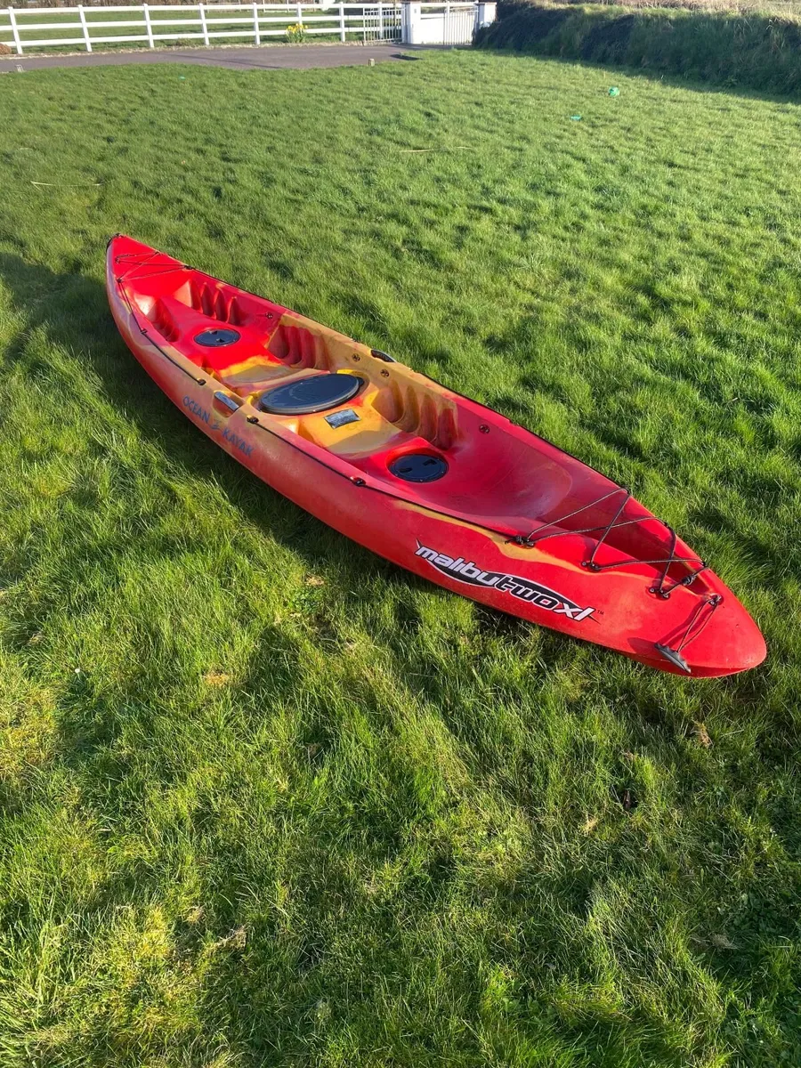 Ocean Kayak, 13ft, 2 person / tandem + Kayak Cart - Image 1