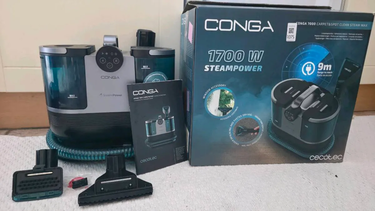 Cecotec Conga 7000 Carpet & Spot Clean Steam Max