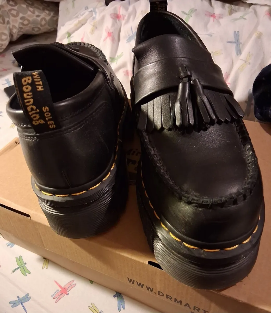 Dr. Martens Platform Tassle Loafers - Image 1