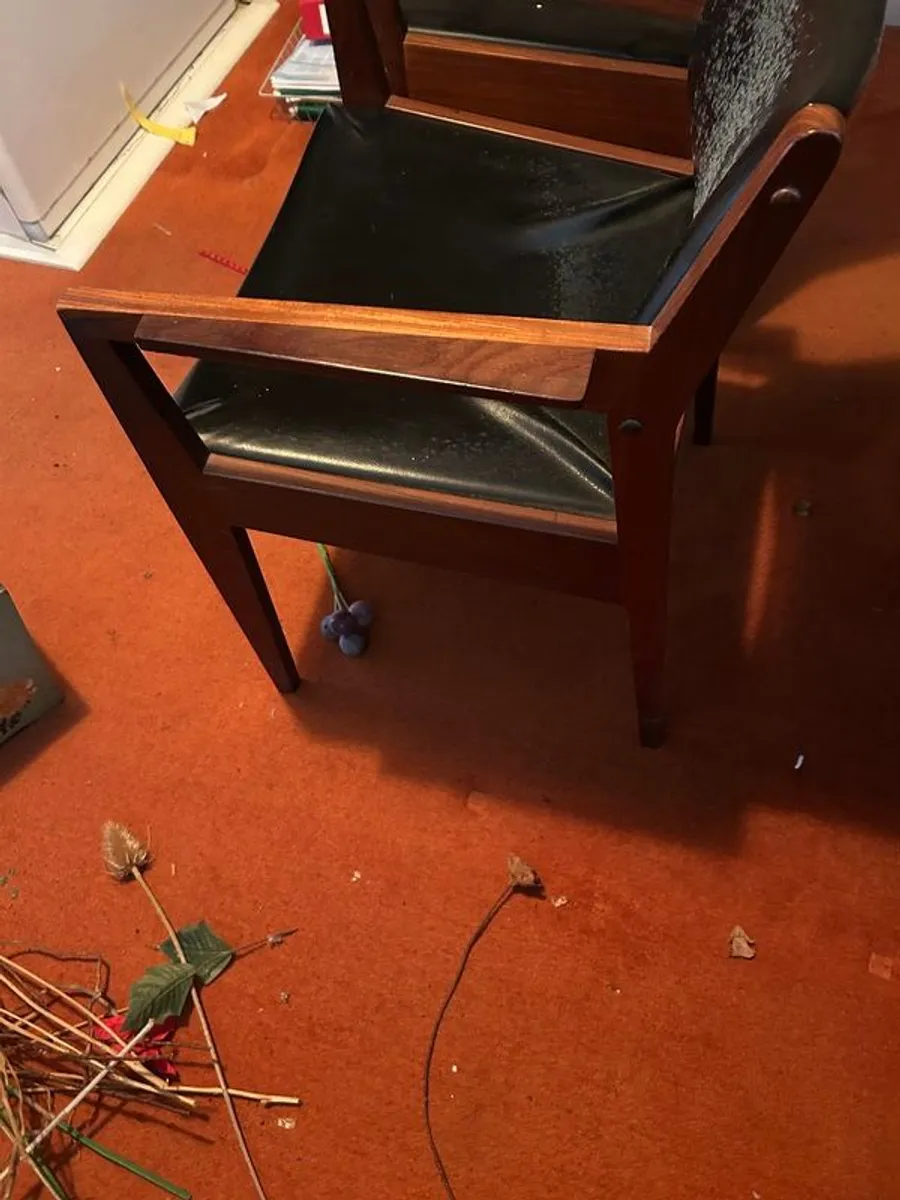 Mid Century Modern Armchairs Pair - Image 3