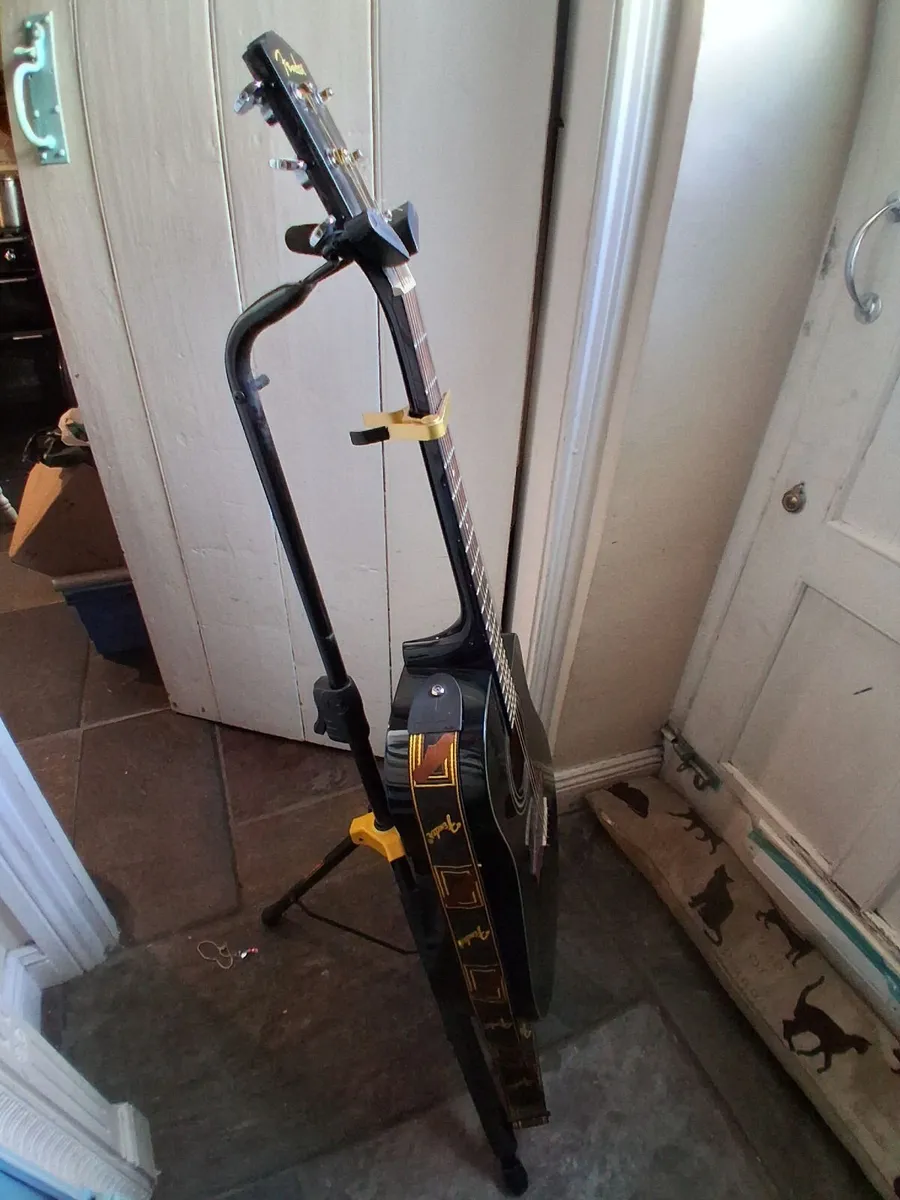 Fender Electric Accoustic Guitar plus accessories - Image 3