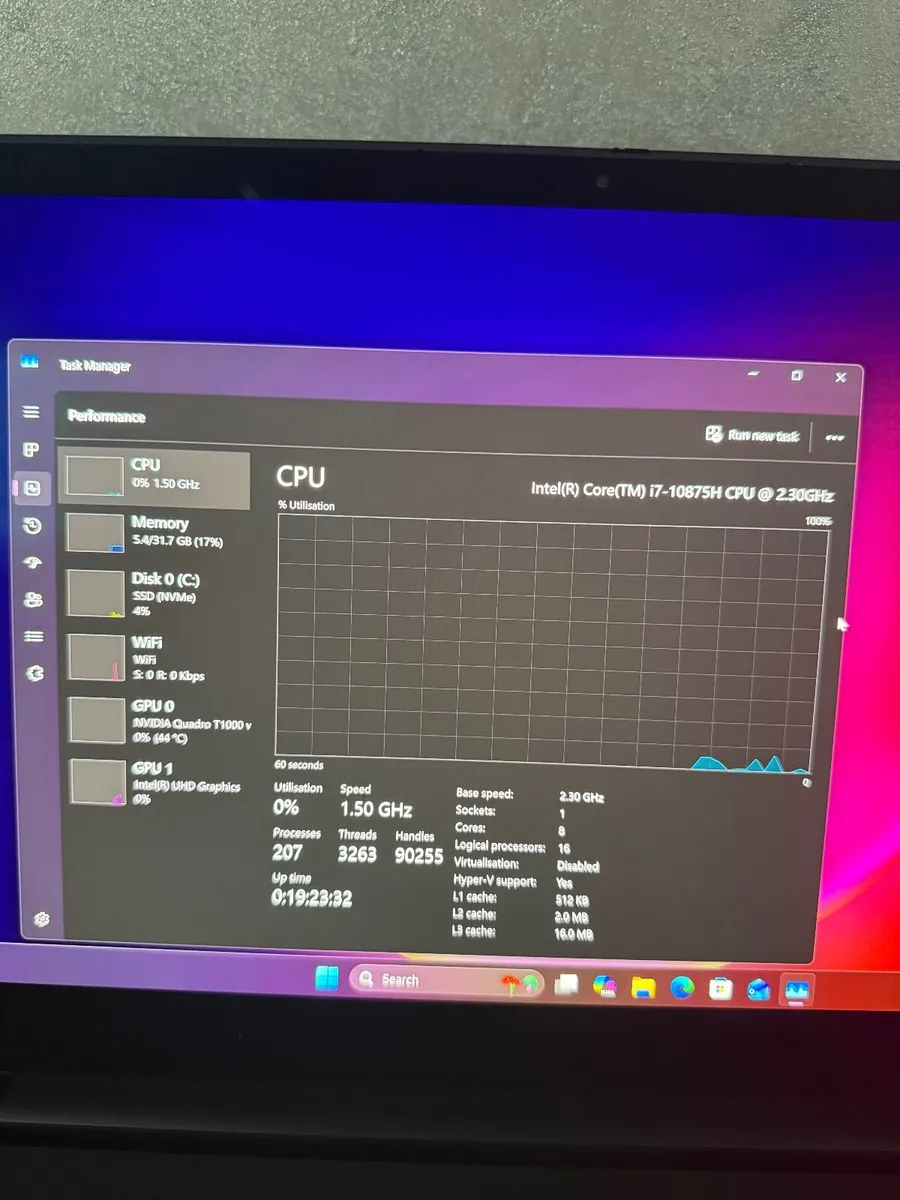 Lenovo P1 Gen 3 Laptop i7/32GB/512SSD/Nvidia/4k - Image 2