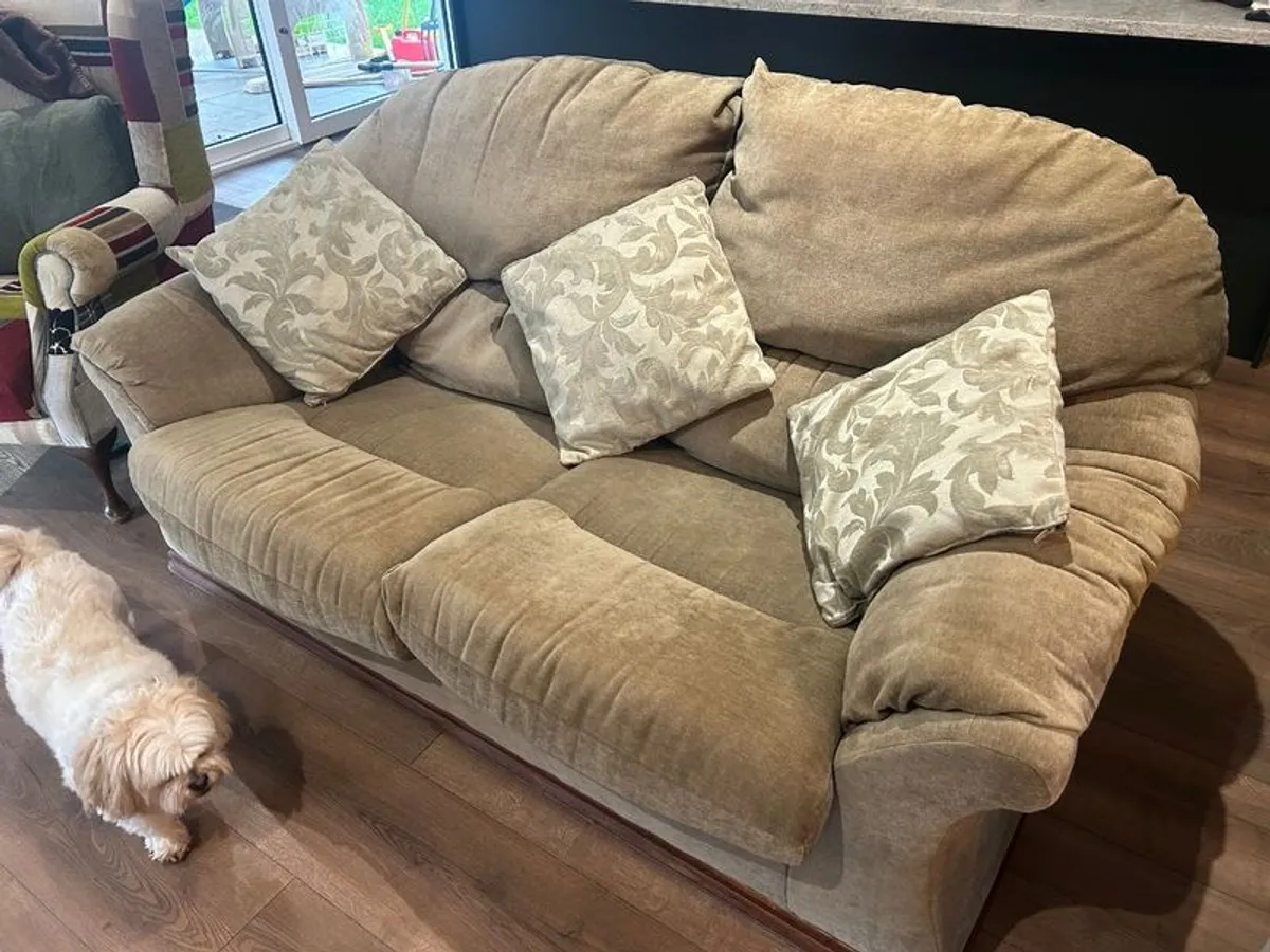 Green 2 seater couch - Image 4