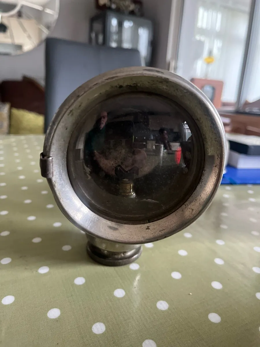 Antique Carbide Bicycle Lamp - Image 2