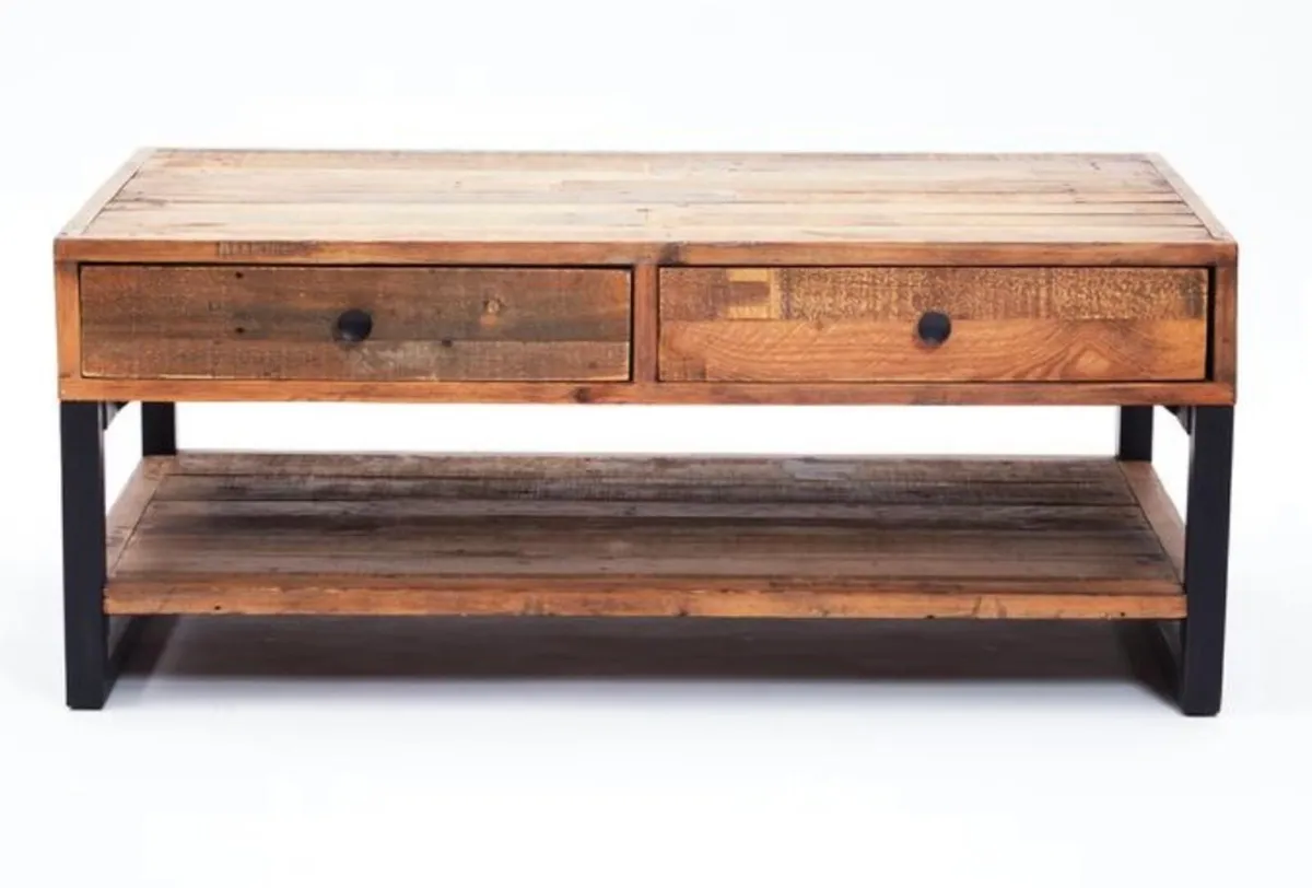Casey’s “Ford” Coffee Table – Solid Reclaimed Wood - Image 3