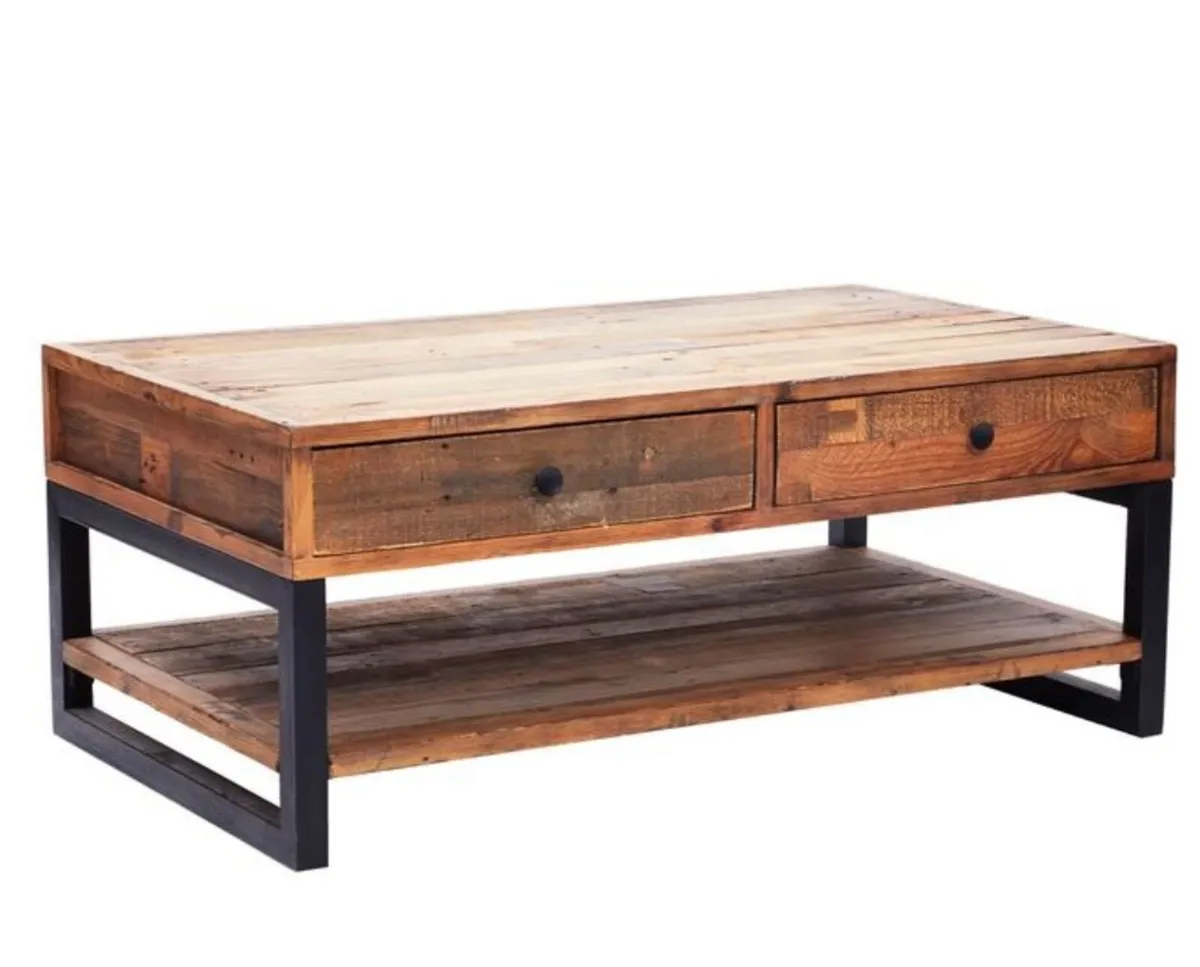 Casey’s “Ford” Coffee Table – Solid Reclaimed Wood - Image 2