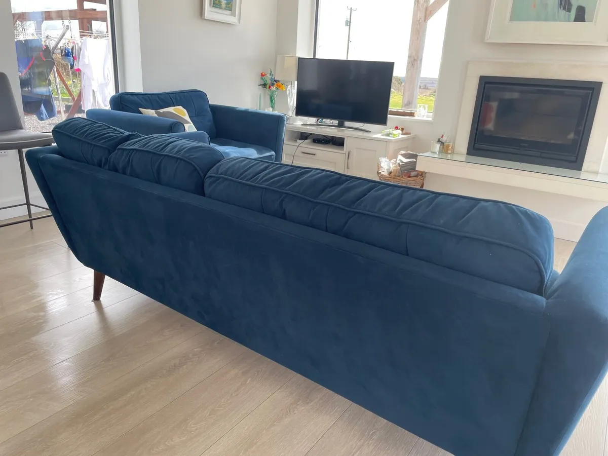 Orla Kiely couch and snuggler sofa - Image 4