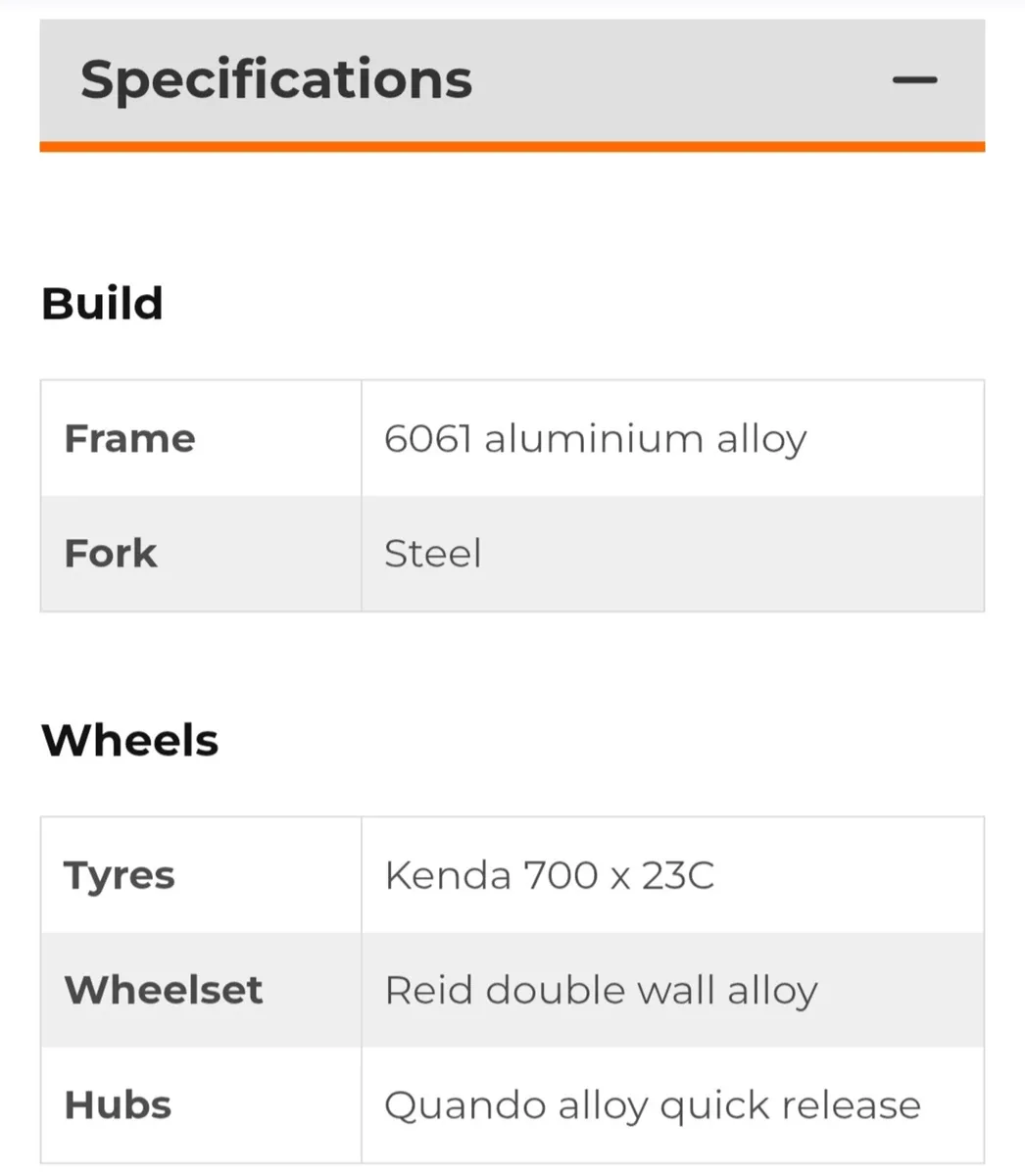 Reid Rapid road bike  (New) - Image 2