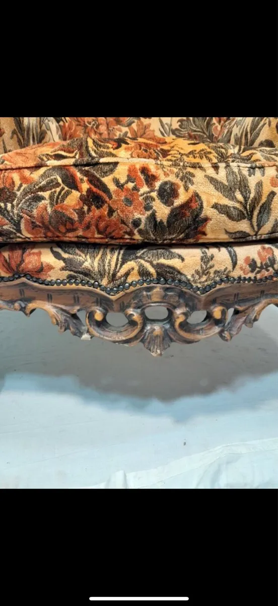 Vintage Italian Louis XV Style Armchair - Image 4