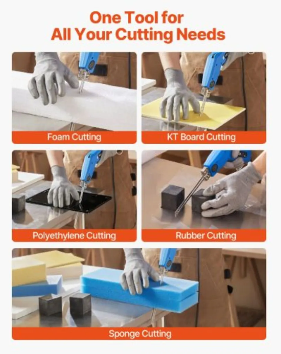 Hot Knife Foam Cutter, 200W Electric Foam Cutting - Image 3