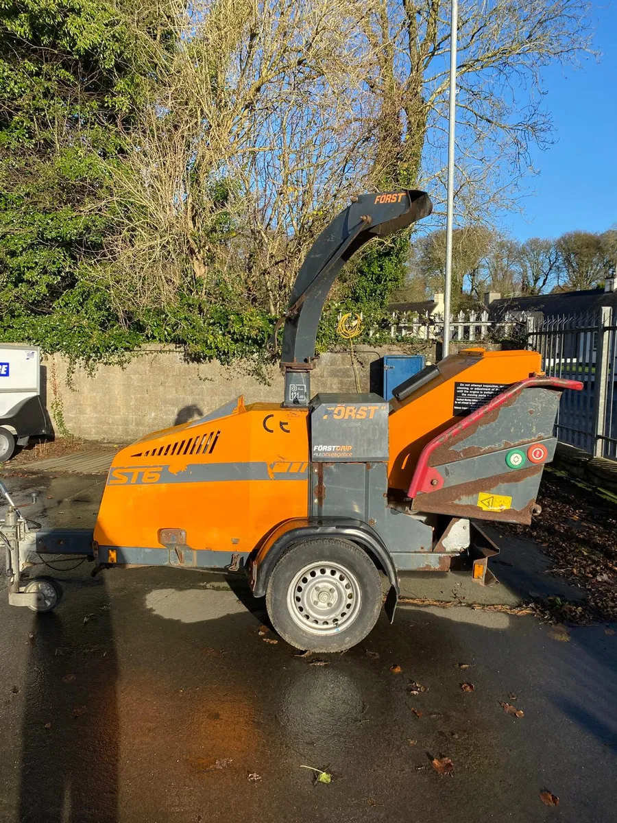 2018 FORST ST6 6" DIESEL WOOD CHIPPER - Image 4