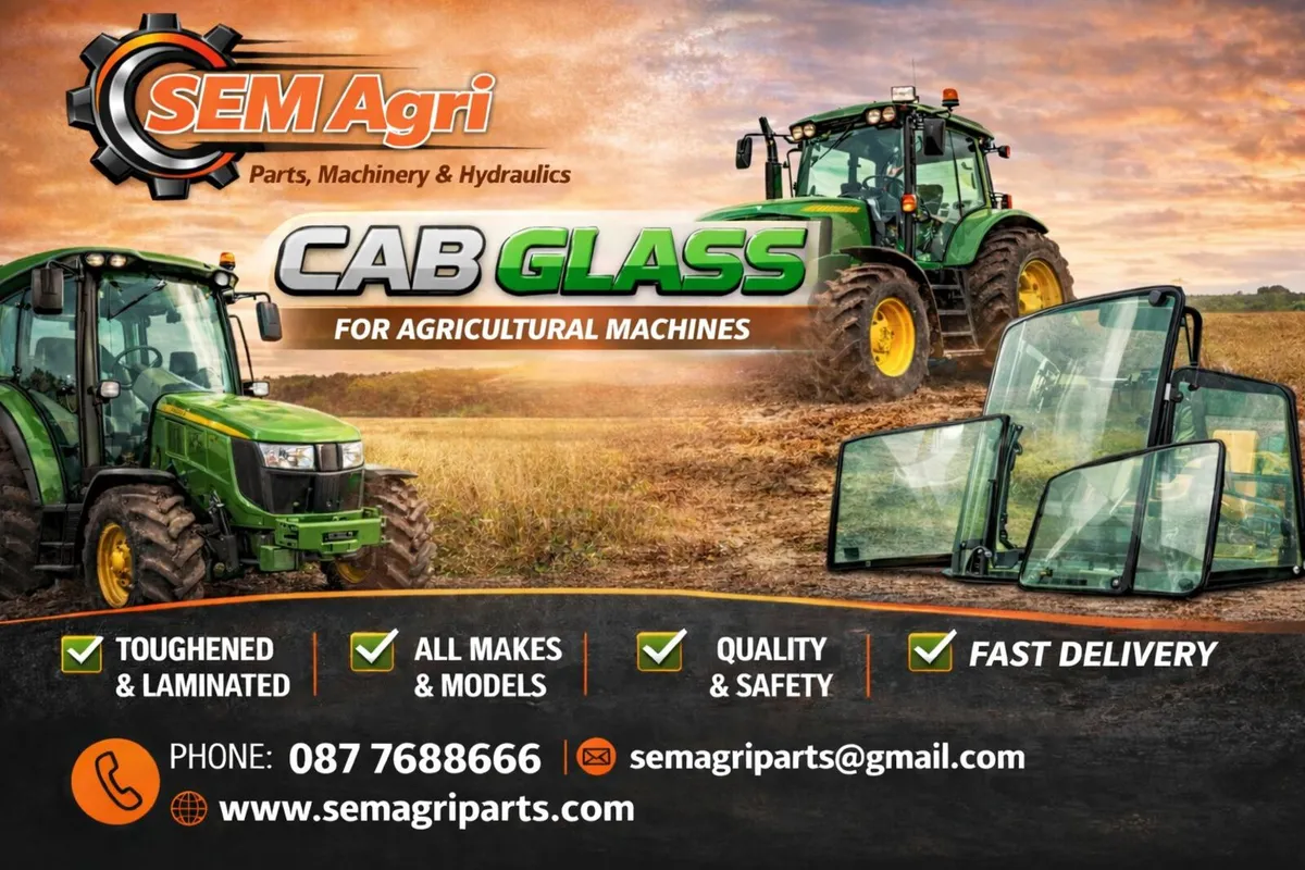 Cab Glass for Tractors - Image 1