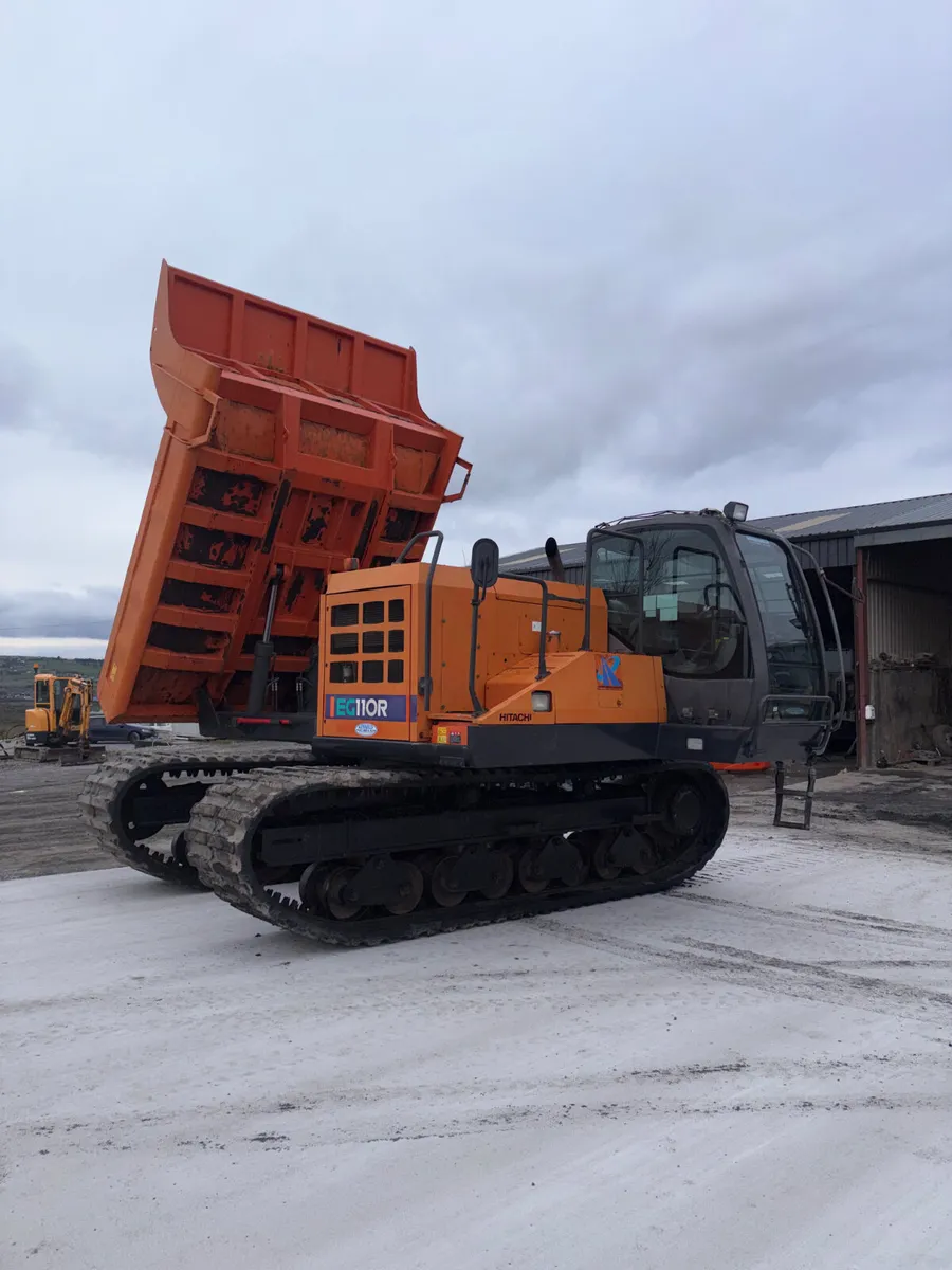 Hitachi EG110R swivel track dumper - Image 1
