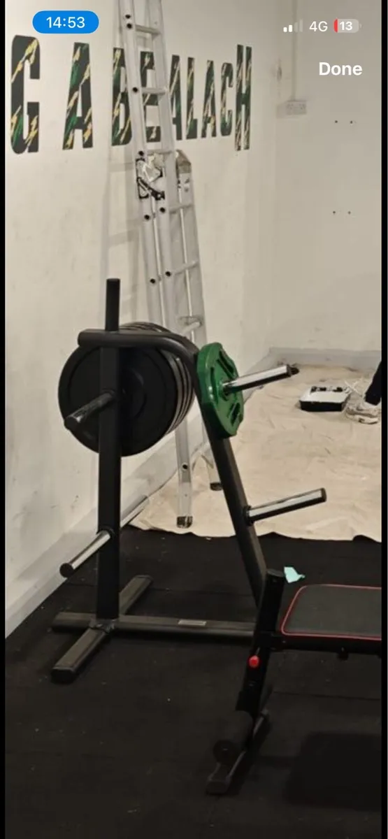 2x Jordan Fitness Olympic Weight Tree Rack