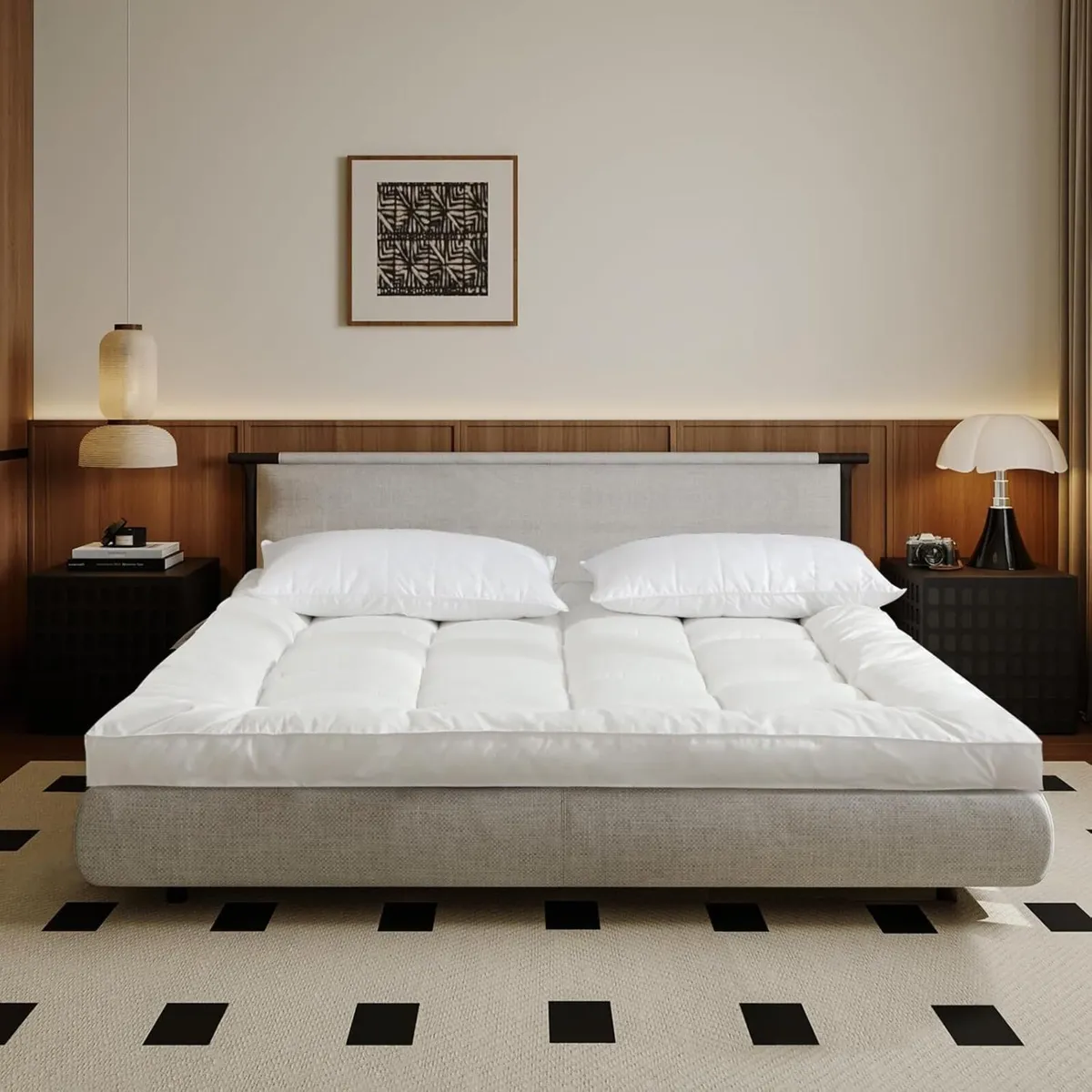 Super King Mattress Topper - Extra Thick Quilted - Image 1