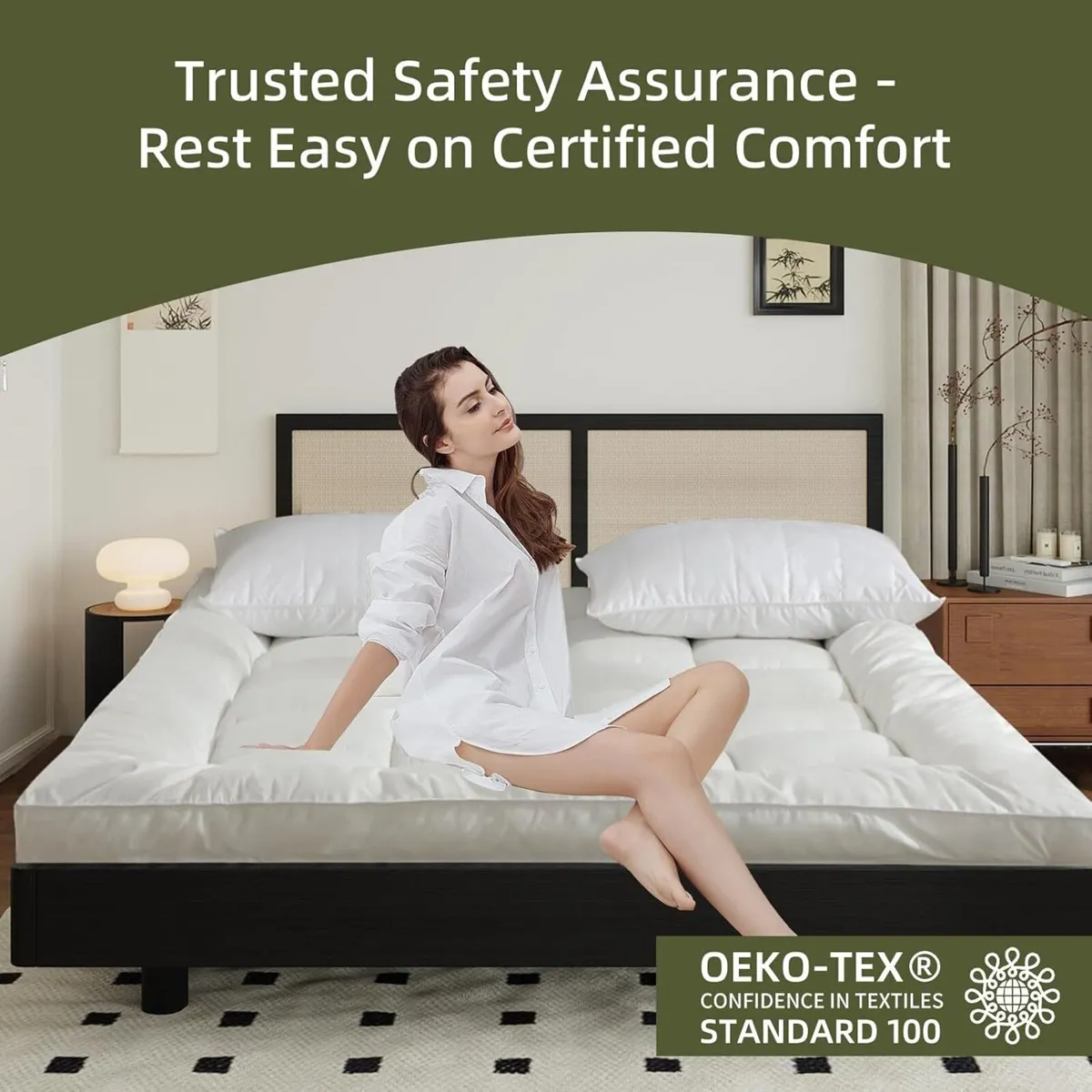 Super King Mattress Topper - Extra Thick Quilted - Image 4