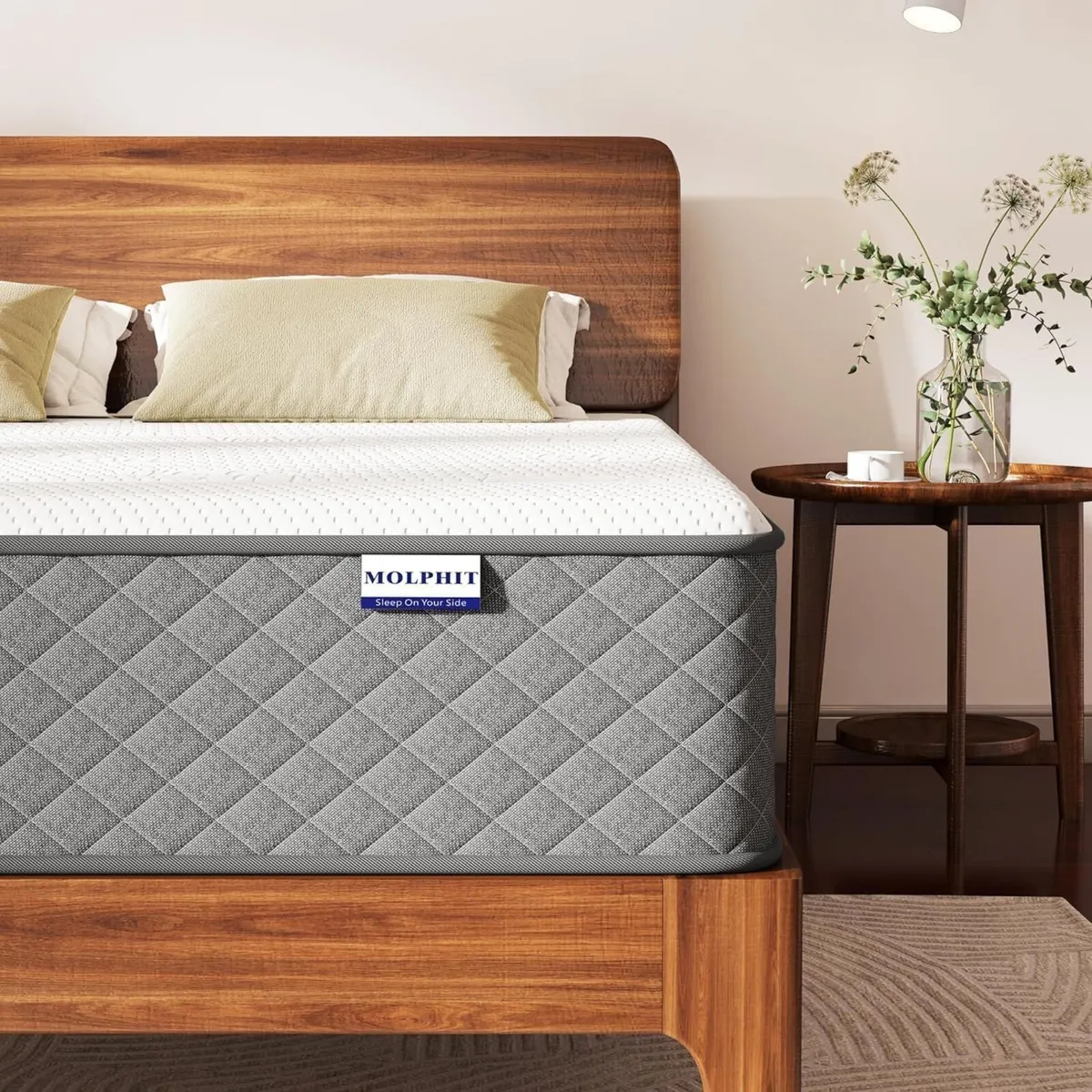 10 Inch Double Mattress 7-Zone Hybrid Bed - Image 1