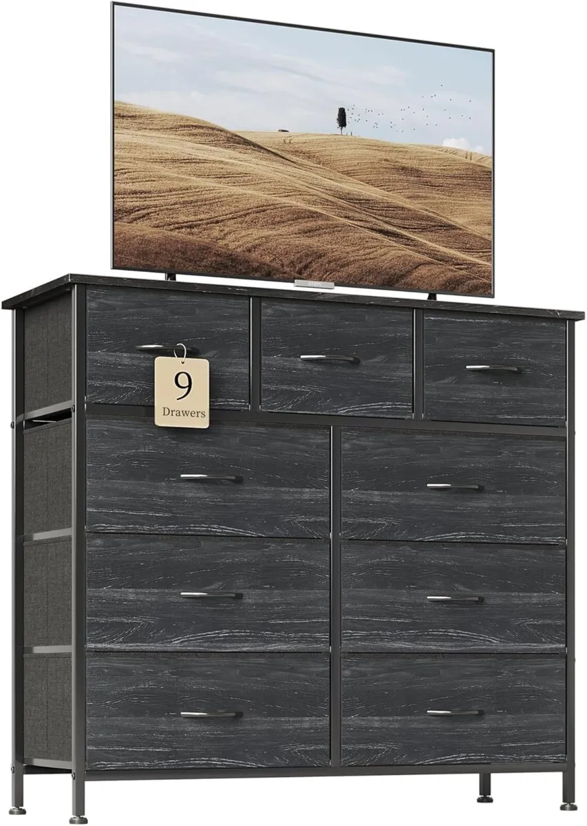 Chest of Drawers Dresser for Bedroom with 9 - Image 1