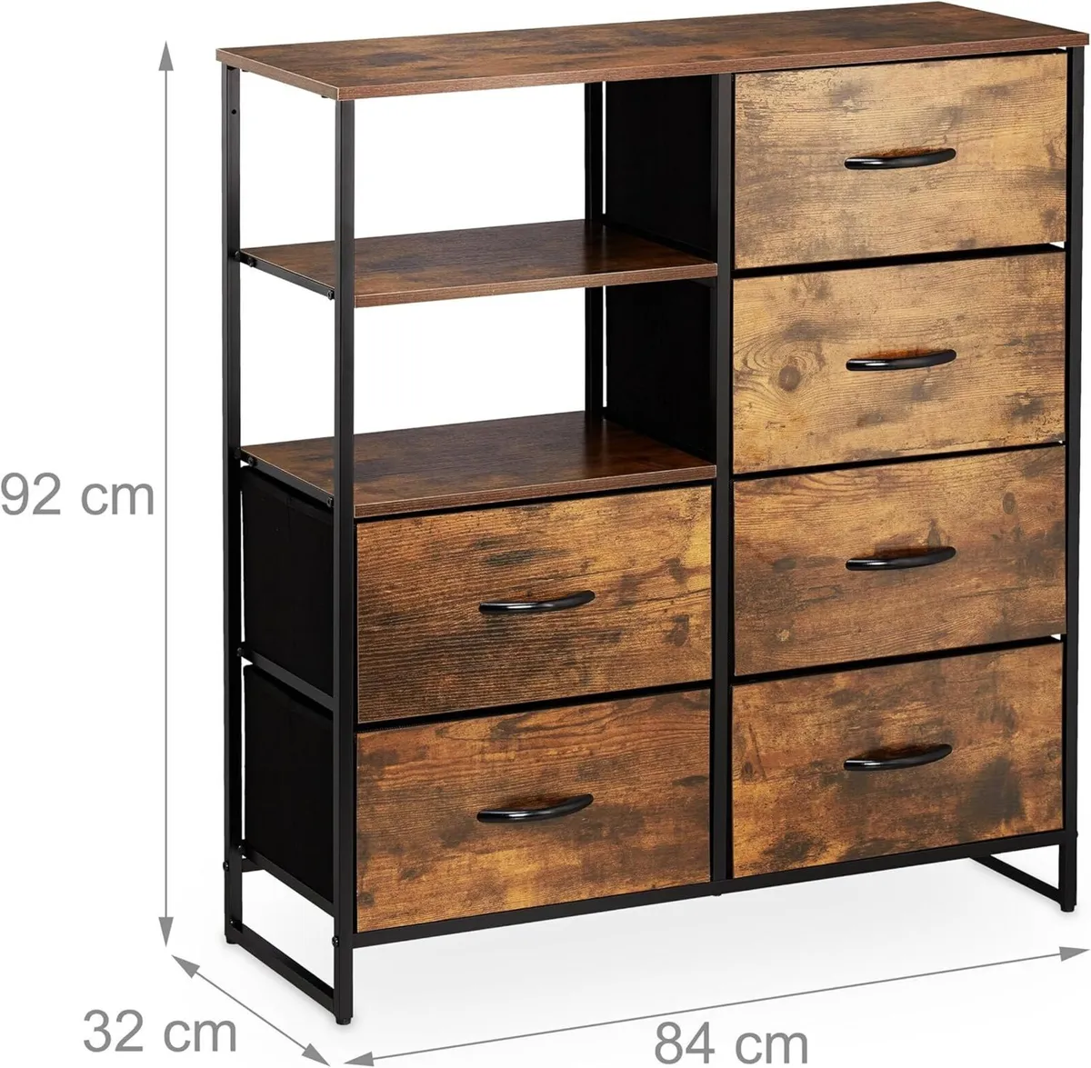 Chest of Drawers 6 H x W D: 92 84 32 cm Wardrobe - Image 3