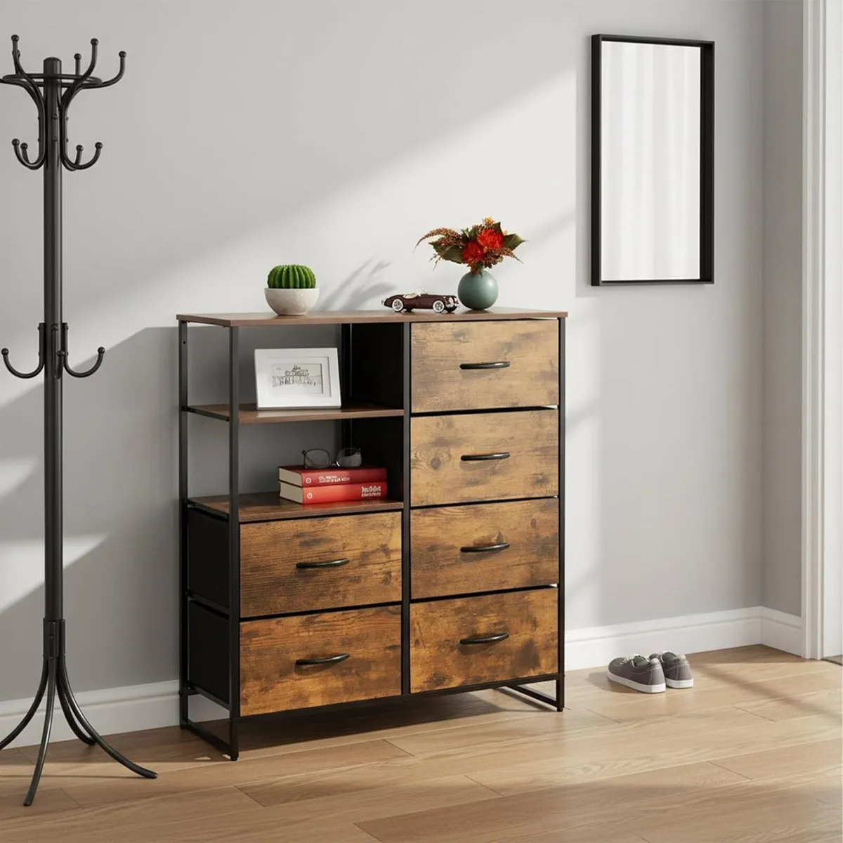 Chest of Drawers 6 H x W D: 92 84 32 cm Wardrobe - Image 4