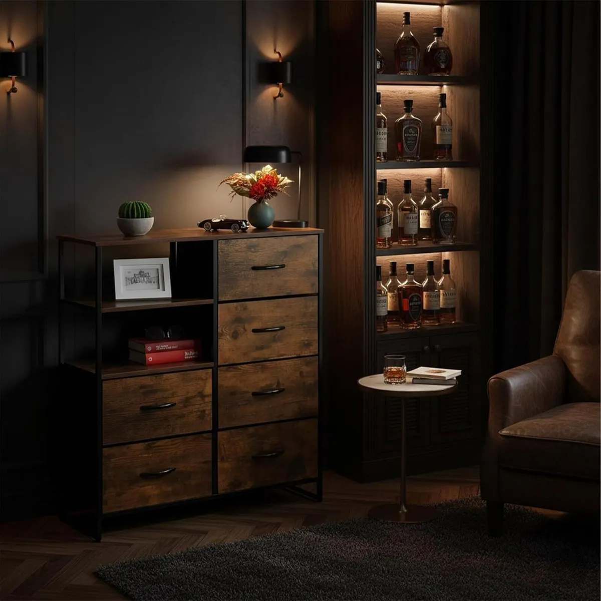 Chest of Drawers 6 H x W D: 92 84 32 cm Wardrobe - Image 2