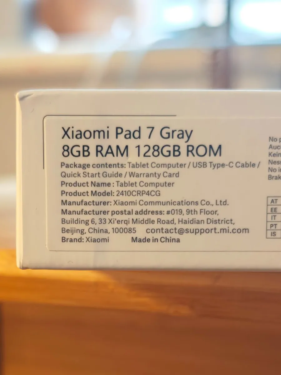 Xiaomi Pad 7 (8GB RAM / 128GB storage, Gray) - Image 3