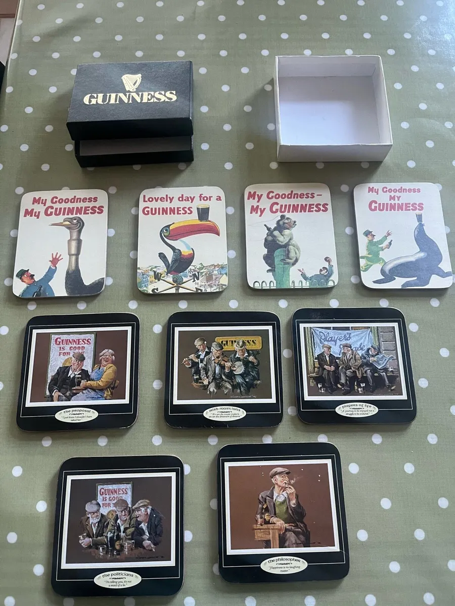 Vintage Guinness Coasters - Image 2