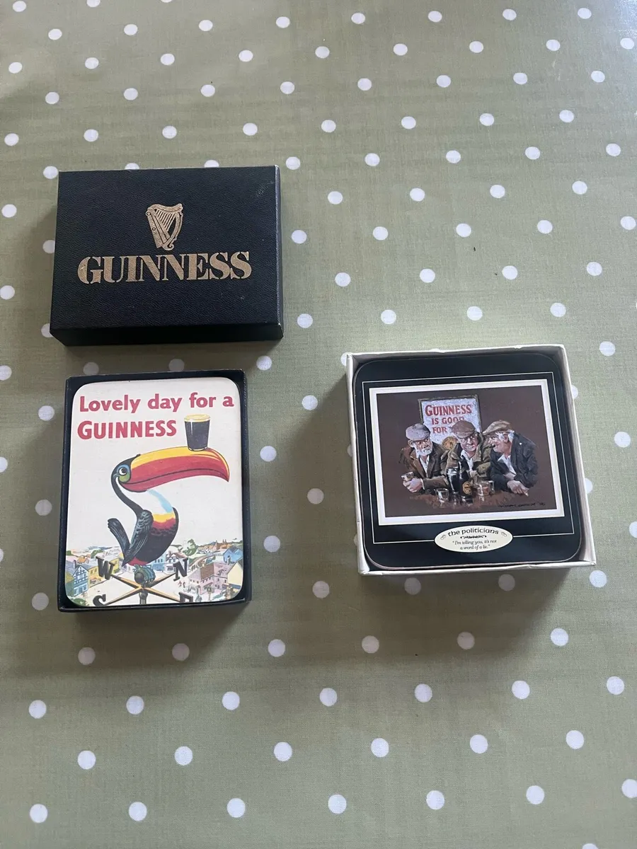 Vintage Guinness Coasters - Image 1