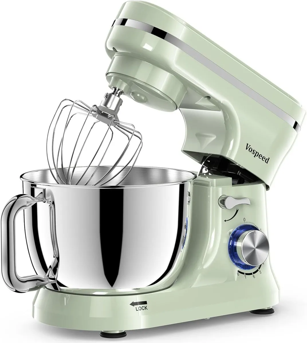 Stand Mixer 5 Quarts 8-Speed 1000W Tilt-Head Food - Image 1