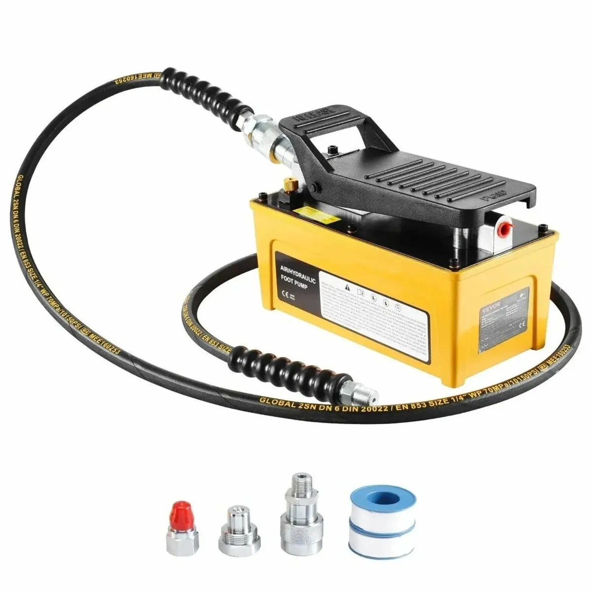 Air Hydraulic Foot Pump 10,000 PSI Heavy Duty - Image 2