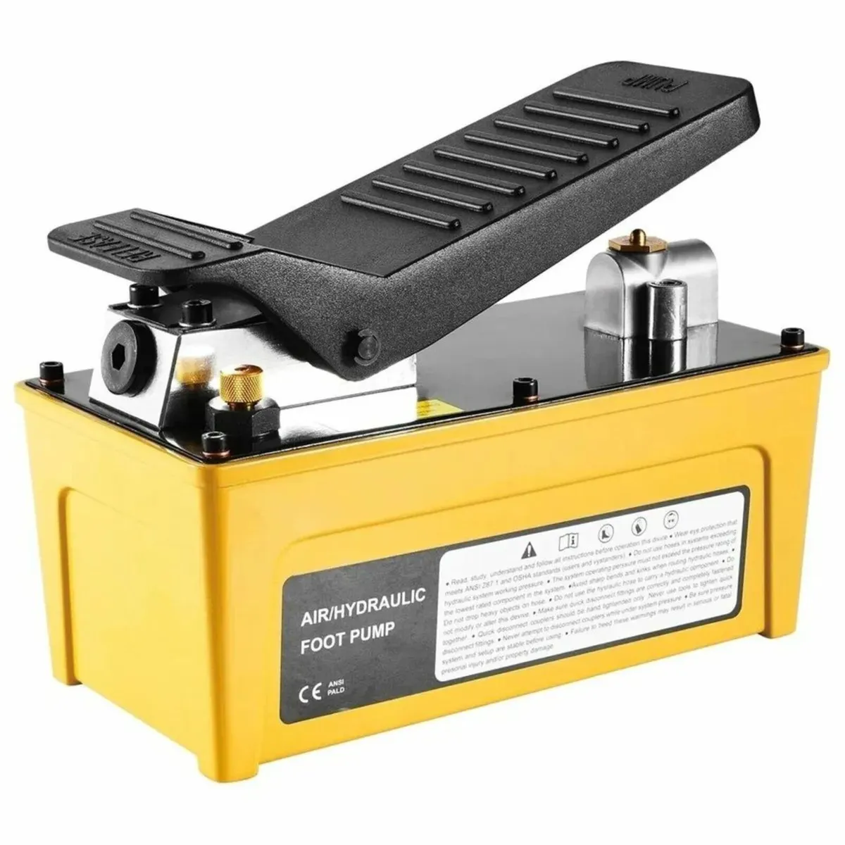 Air Hydraulic Foot Pump 10,000 PSI Heavy Duty - Image 3