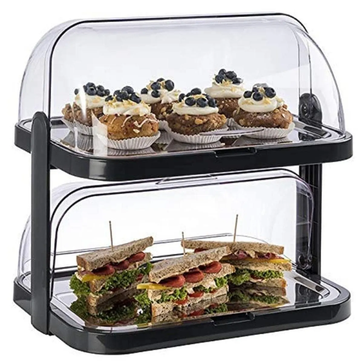 Buffet display caseDoppeldecker - 2 transparent - Image 1