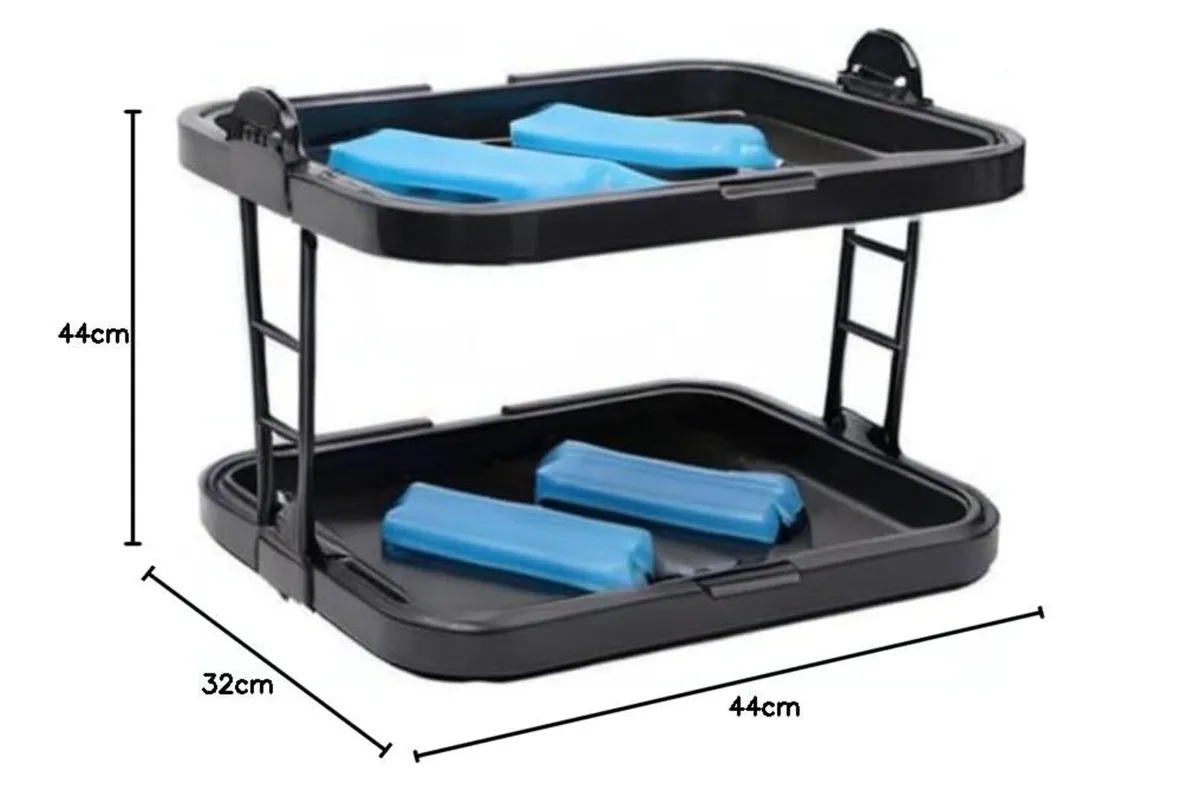 Buffet display caseDoppeldecker - 2 transparent - Image 3