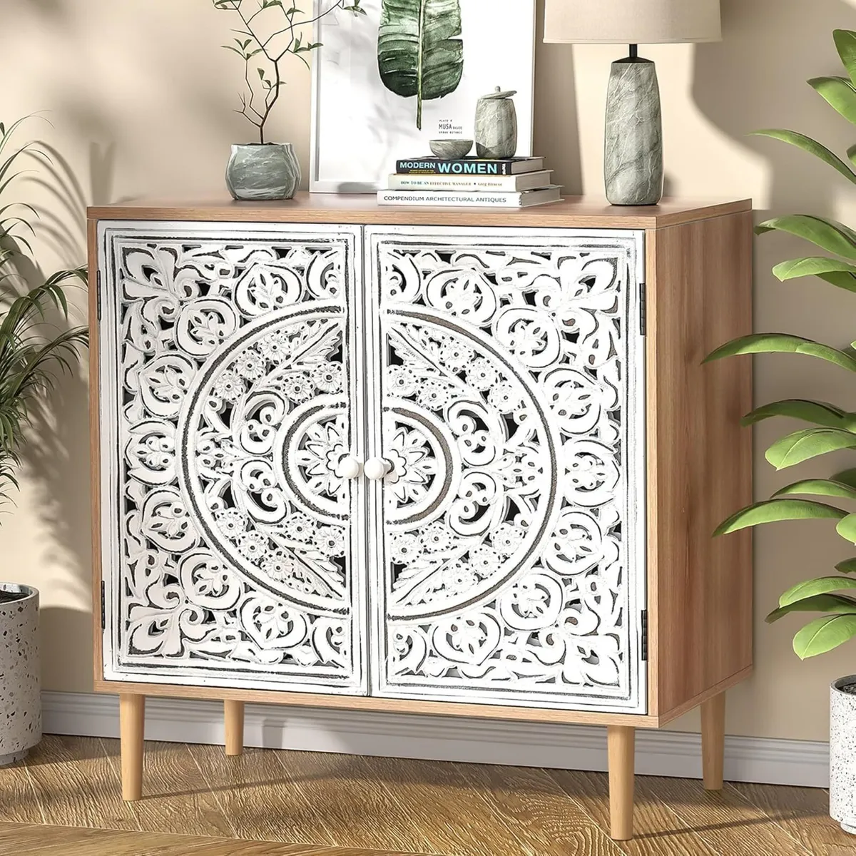 Wood Carving Sideboards for Living Room Cabinets - Image 4