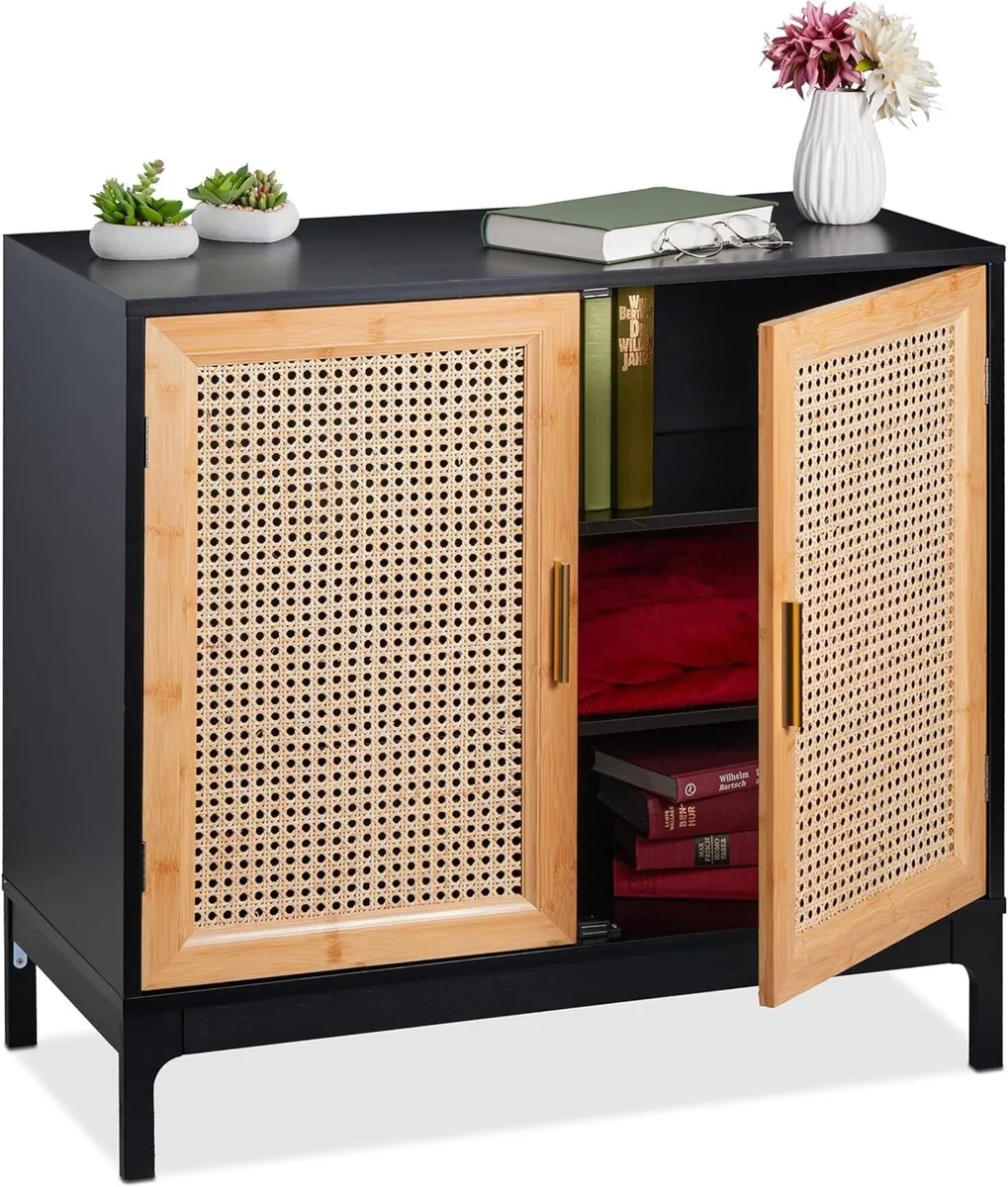 Sideboard 76x80x39 cm Kitchen Storage Cabinet 2 - Image 1