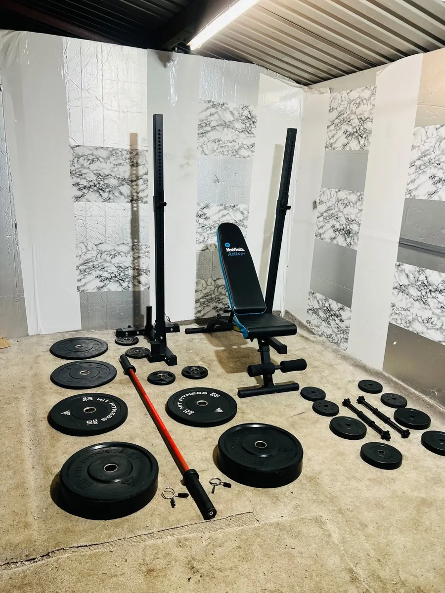 OLYMPIC WEIGHTS BARBELL DUMBBELLS RACK STANDS - Image 3