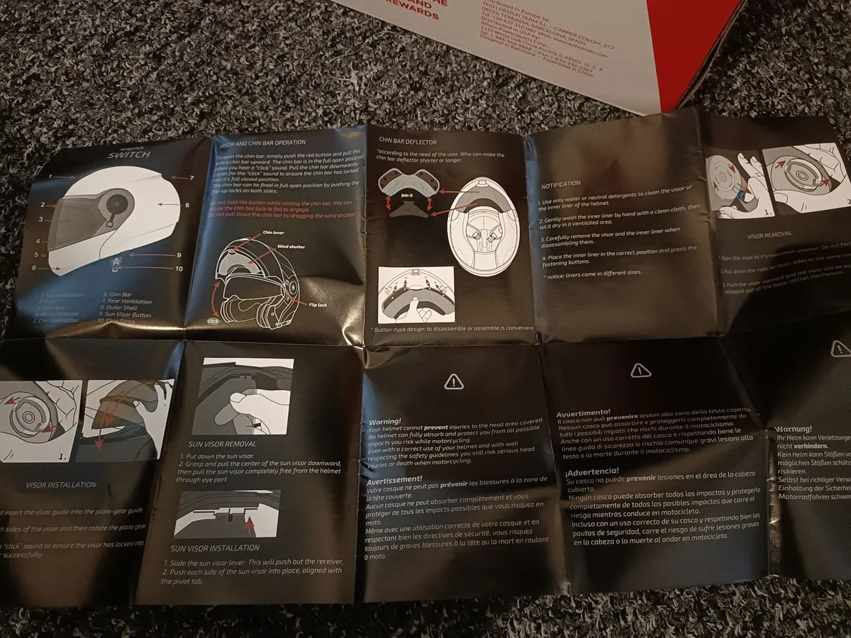 Motorbike helmet - Image 4