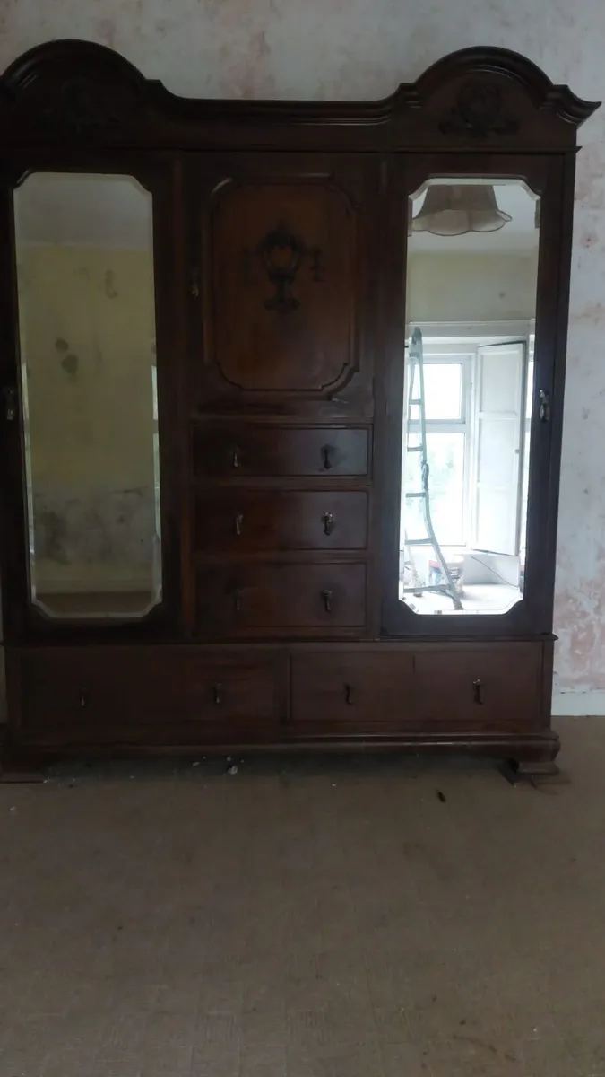 Large Antique Wardrobe - Image 2