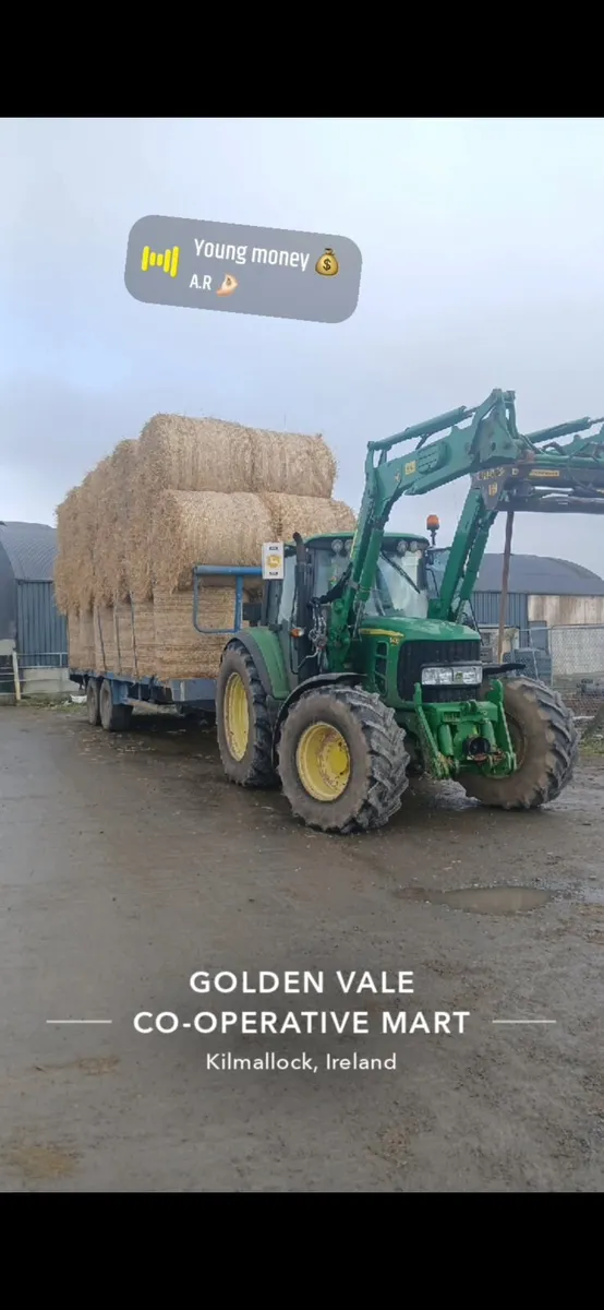 Wheaten and barley straw delivered square & round - Image 2