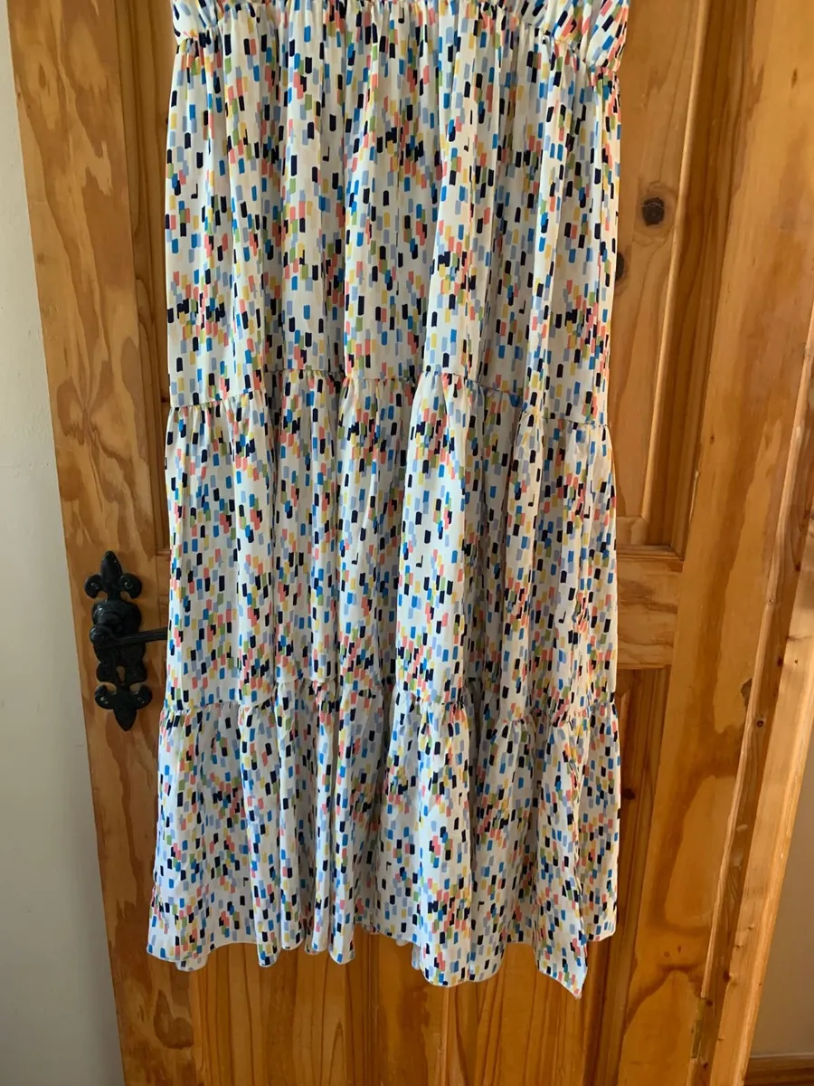 White & Multi Colour Pixie Daisy Dress - Image 2