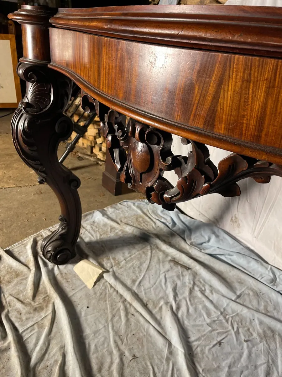 Victorian Mahogany Mirrored Table / Chiffonier - Image 2