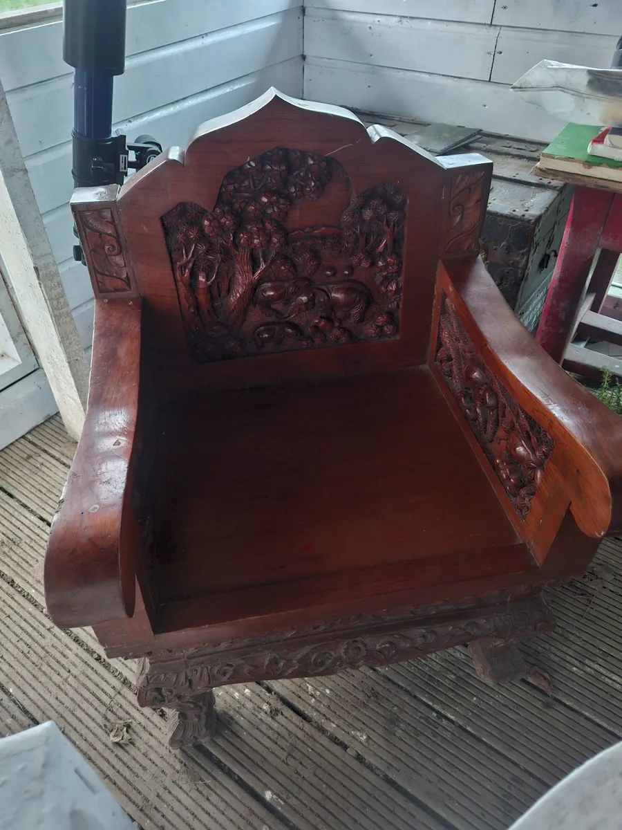 Hand Carved Indian/Balinese furniture - Image 2